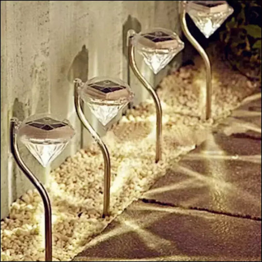 Solar Powered Garden Diamond Light - EVERRD USA