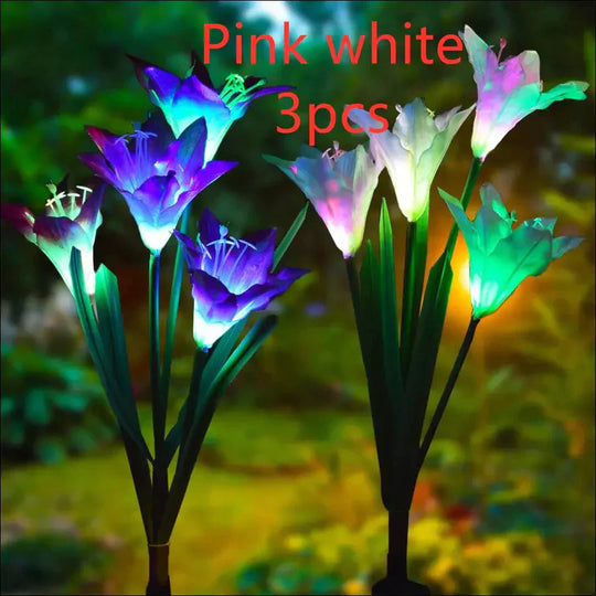 Solar Solar Powered LED Lily Fairy Lights - EVERRD USA