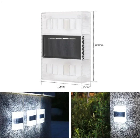 Solar Small Night Outdoor Garden Wall Light Decorative Courtyard - EVERRD USA