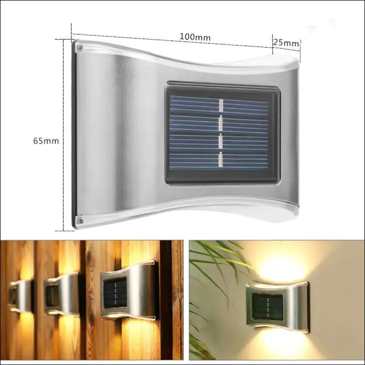 Solar Small Night Outdoor Garden Wall Light Decorative Courtyard - EVERRD USA