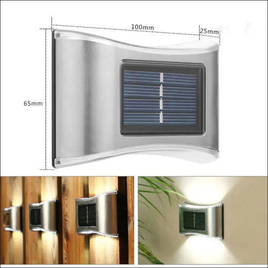 Solar Small Night Outdoor Garden Wall Light Decorative Courtyard - EVERRD USA