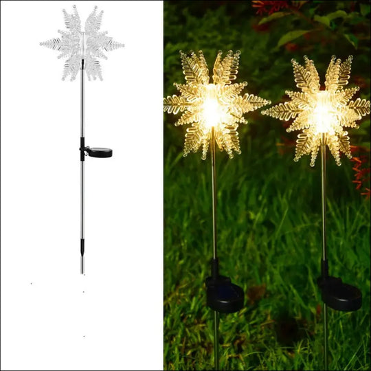 LED Solar Snowflake Light Outdoor Waterproof - EVERRD USA