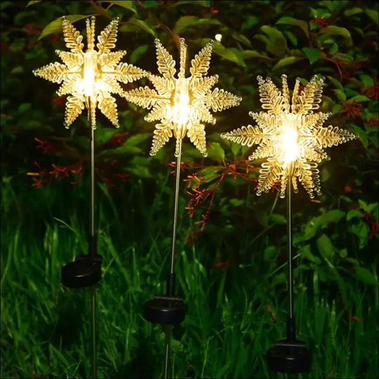 LED Solar Snowflake Light Outdoor Waterproof - EVERRD USA