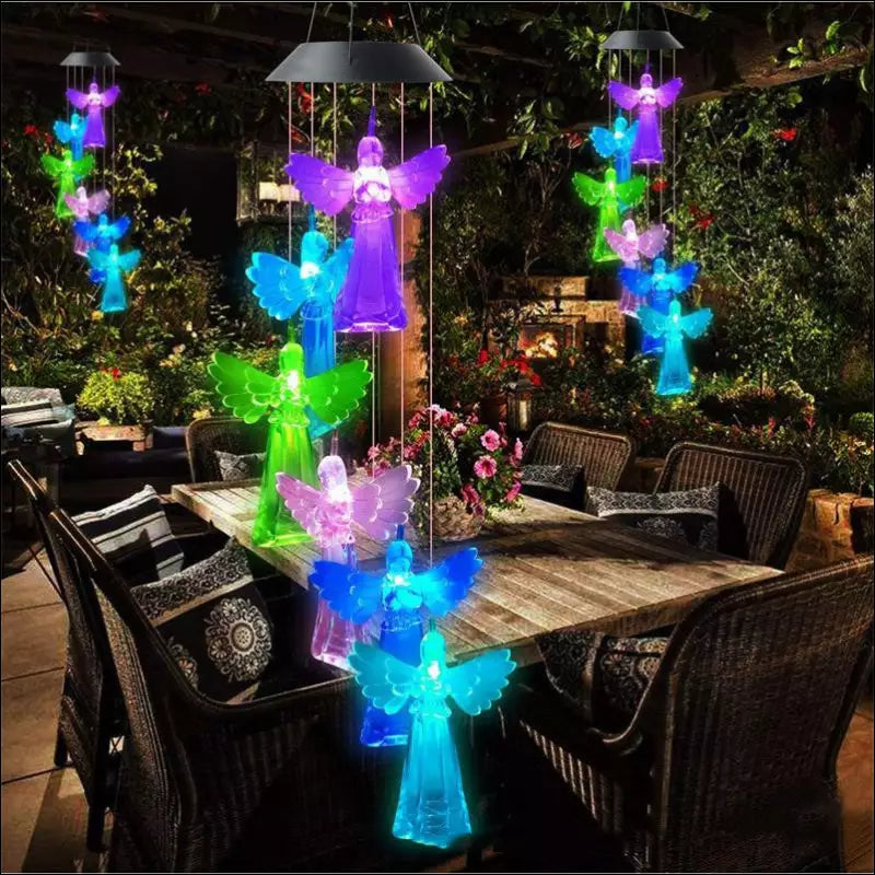 Solar Wind Chime Angel Lamp - EVERRD USA