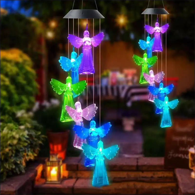 Solar Wind Chime Angel Lamp - EVERRD USA