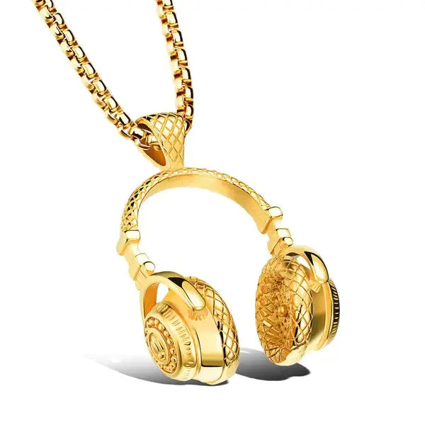 Everrd™ DJ Headphone Pendant Necklace for Men - EVERRD USA