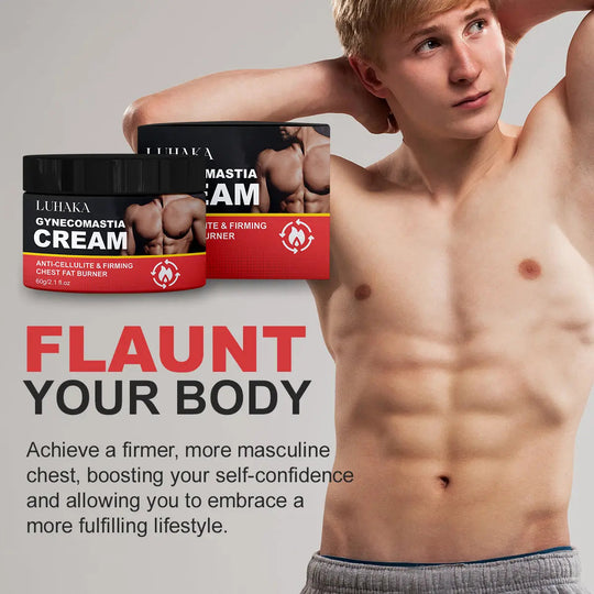 Luhaka Gynecomastia Cream - Chest Fat Burner - EVERRD USA