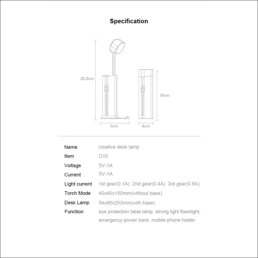 TorchBank - 4 in 1 Portable Desk Lamp - EVERRD USA