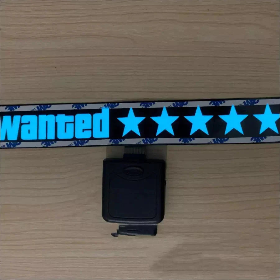 LED "Wanted" Car Window Panel - EVERRD USA