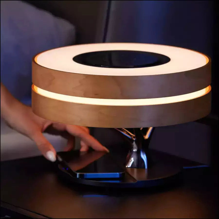 Wireless Charging Smart Bluetooth Speaker Desk Lamp - EVERRD USA