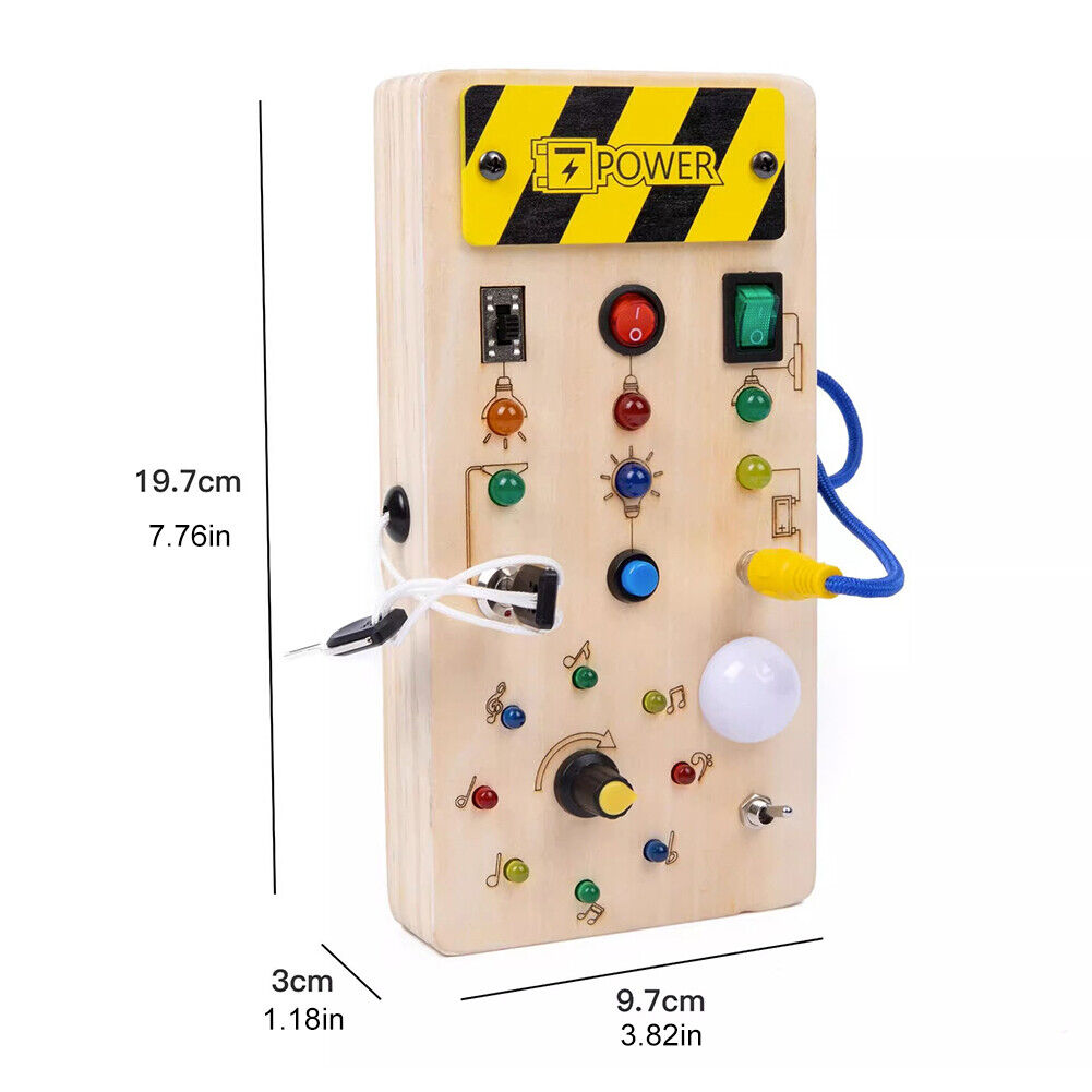 Montessori Wooden Switch Board